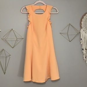 Jay Godfrey Tangerine dress. Sz 12.